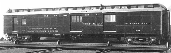 1890 narrow gauge baggage car